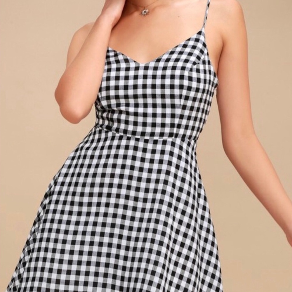 Lulu’s Gingham Dress